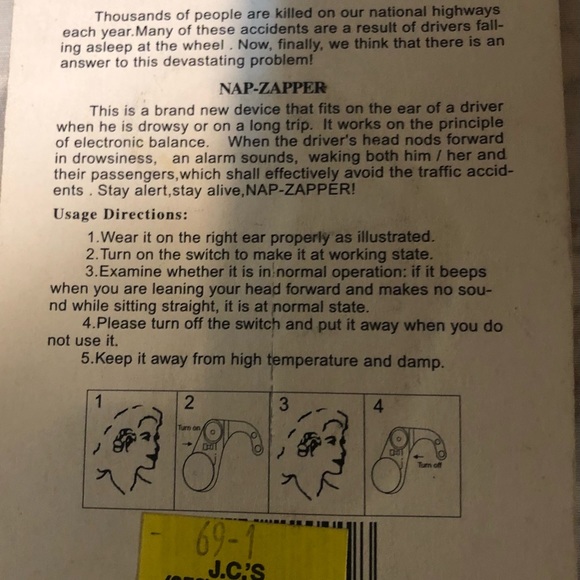Nap Zapper The Guardian angle for drivers - Picture 2 of 3